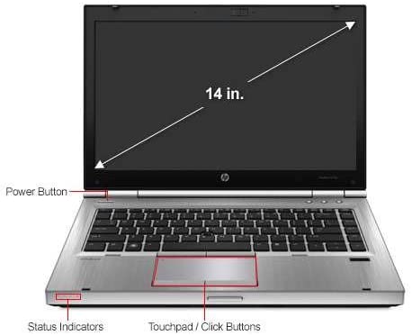 HP EliteBook 8470p - 14" - Core i5 3320M - Windows 7 Pro 64-bit - 4 GB RAM - 320 GB HDD buy under 200 in UK